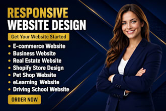 design elearning website driving school website shopify pet store website design