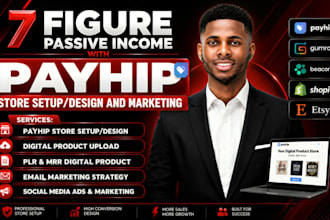 setup payhip store,payhip website,payhip online store,shopify expert,stan store
