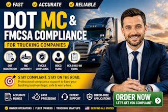 handle dot mc and fmcsa compliance for trucking companies