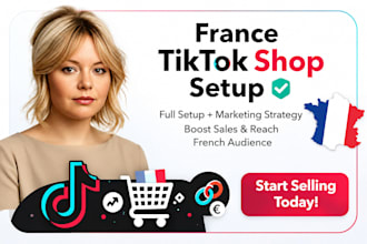 setup france tik tok shop, france tik tok affiliate and tiktok shop marketing
