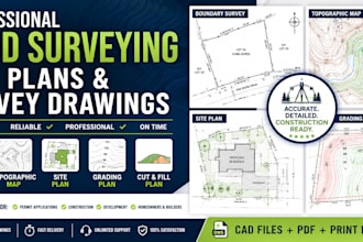 do land surveying site plan boundary survey grading plan topographic map