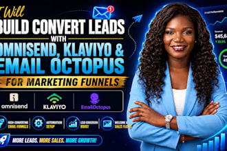 convert leads with omnisend klaviyo for marketing funnels