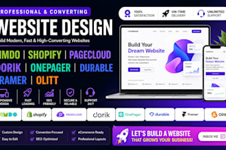build jimdo shopify pagecloud dorik onepager durable framer olitt website design