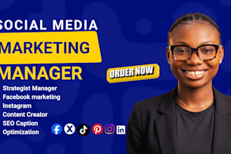 professional social media marketer, strategist manager, facebook content creator