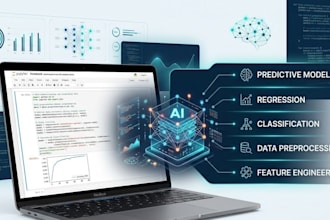 build a model to predict customer churn or sales forecasts