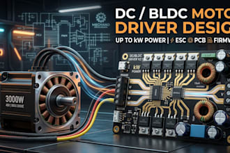 do dc, bldc motor driver up to kw with all feature you want motor control