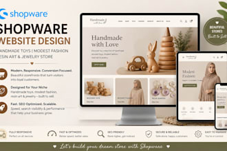 design handmade wooden toys modest fashion resin art jewelry shopware website