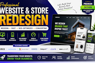 design wix webnode joomla ionos website teleporthq dorik ucraft store redesign