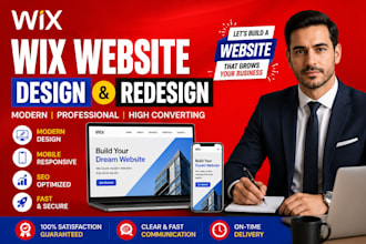 redesign wix business website wix website design redesign wix website wix seo
