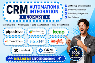 pipedrive freshworks  keap monday com CRM bitrix24 insightly zendesk