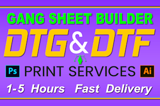 make your artworks halftone design, vector, dtg  dtf, gang sheet, printable file