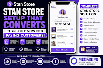 build stan store sales funnel for digital product income