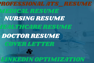 craft medical resume, doctor resume, nursing resume and resume writer