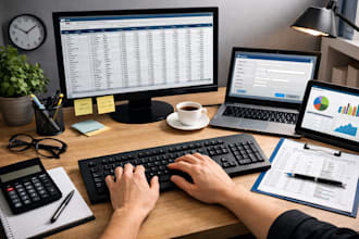 do accurate data entry, copywriting, document conversion