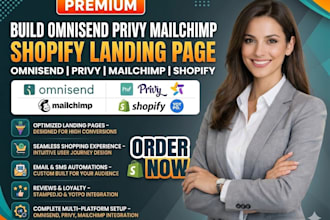 build omnisend privy mailchimp shopify landing page stamped io yotpo integration