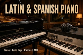 latin and and spanish piano or rhodes session tracks
