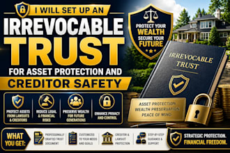 setup an irrevocable trust for asset protection and creditor safety financial