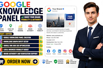 create google knowledge panel knowledge graph entity seo one box local business