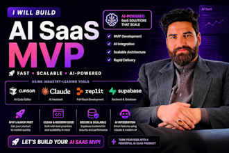 build ai saas mvp using cursor, claude, replit and supabase