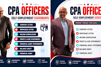 cpa audit, tax filing,in depth verification, mortgage letter, comfort