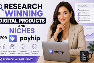 research winning digital products and niches for payhip
