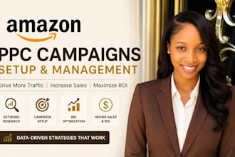 setup and manage amazon ppc campaigns and advertising ads