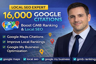 google map citations, local SEO for website and gmb ranking