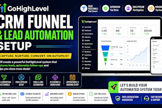gohighlevel website funnel and workflow setup expert