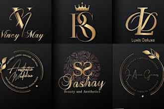 desgn luxury business logo signature personal  branding kit for coaches, founder