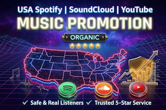 usa soundcloud album music promotion, christian gospel youtube music promotion