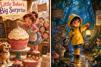 children story book children story illustration children book illustration