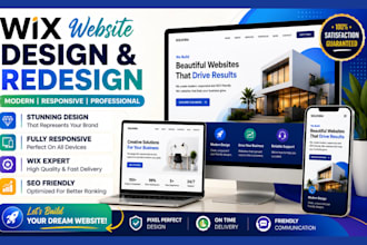 redesign wix website design wix ecommerce website wix website