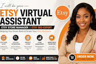 be your etsy virtual assistant etsy store manager etsy SEO