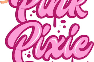 design hand drawn graffiti logo and graffiti lettering