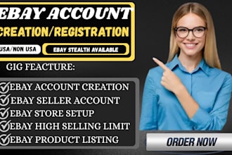 open verified ebay seller account, ebay account creation ebay store design
