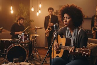 sing christian pop song as a female singer and christian gospel songwriter