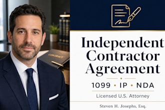 draft an ironclad independent contractor agreement