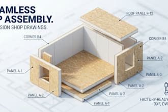 create accurate sip shop drawings and panelization plans for manufacturing