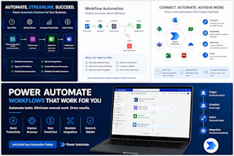 build power automate workflows and business process automation