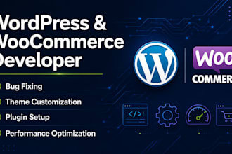 fix bugs and customize your wordpress or woocommerce site