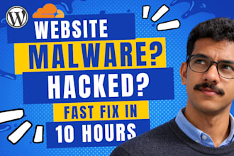 expertly repair fake cloudflare malware on wordpress