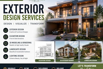 do high quality exterior and landscape rendering