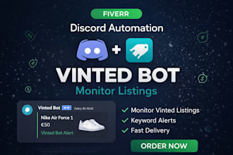 discord vinted bot, vinted scraping bot, vinted monitor bot vinted bot