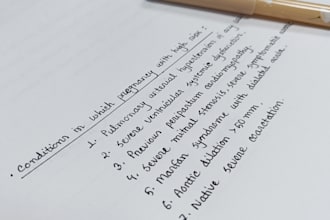 create clean handwritten notes in PDF for students
