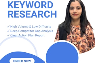 do advanced SEO keyword research and competitor analysis