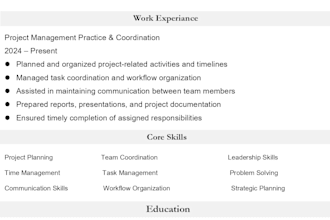 create modern professional resume or cv design