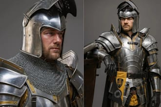 do 3d custom cosplay creation, anime cosplay, cosplay props, wearable armor