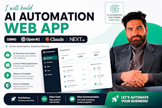 build ai automation web app using openai, claude and nextjs