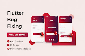 fix bugs and optimize UI for your flutter mobile app