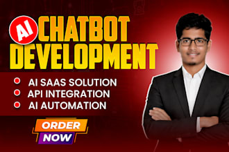 develop ai chatbot, ai agents, ai saas apps and ai integrations